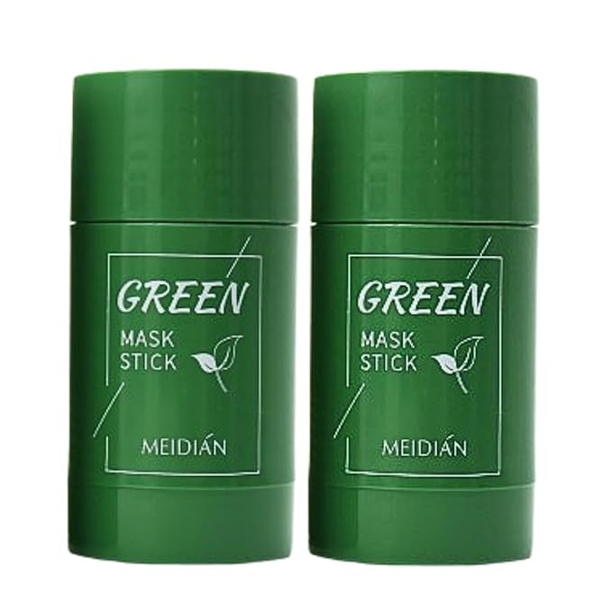 Facemask Oil Control Brightening Cleansing Purifying Green Tea Clay Mask Stick, 2.82 Ounce (Pack of 1)