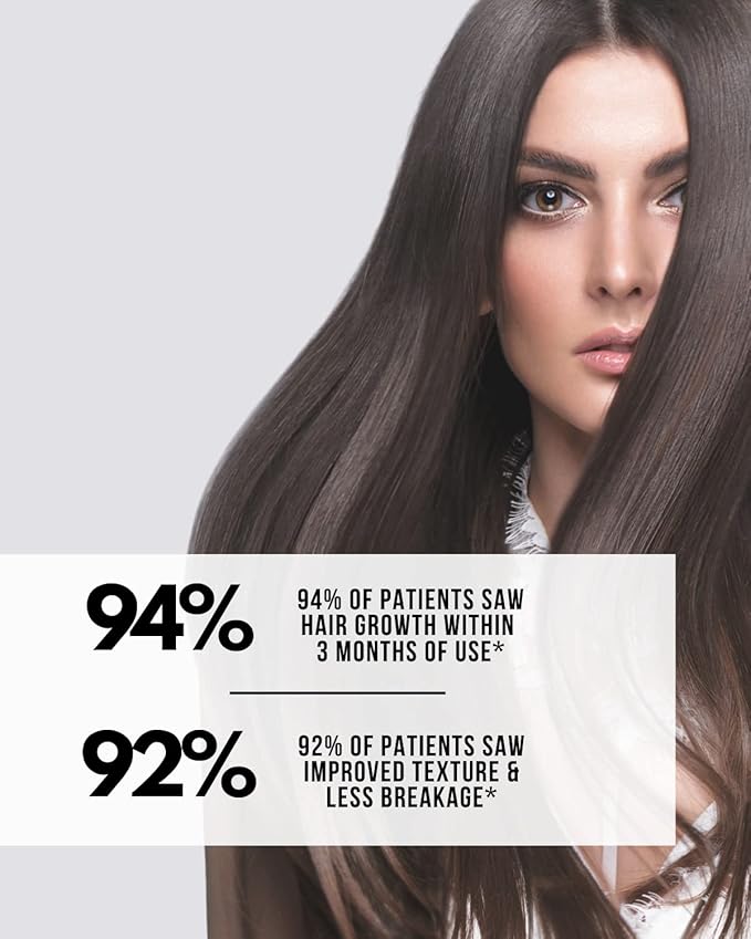 Advanced Hair, Skin & Nails Formula - Dermatologist and Plastic Surgeon Developed, clinically Tested for visibly Stronger and Thicker Hair in 12 Weeks