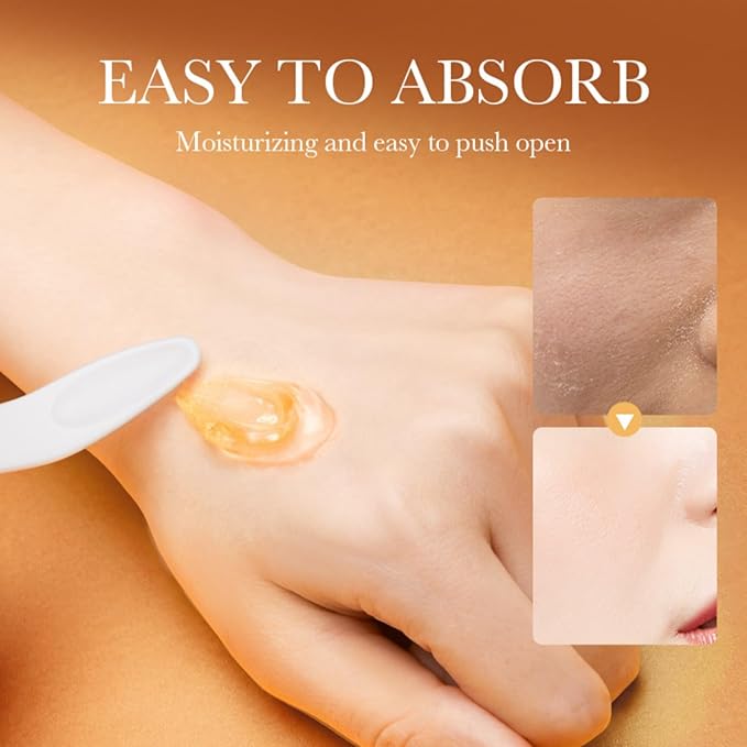 For SADOER 24K Gold Pearl Sleeping Mask,Suitable for hydrating and moisturizing Facial Masks,Sticker on the face,Facial care cleansing face patch,brighten skin color 120g