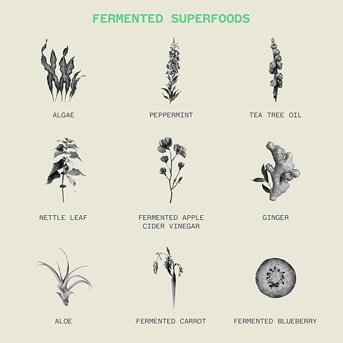 JooY Scalp Resurfacing Serum, Pre-Cleanse Exfoliating serum with Fermented Superfoods, Removes Buildup, Reduces Oil & Promotes a Healthy Scalp, Ginger Root, Papaya, & Tea Tree – 2 fl oz