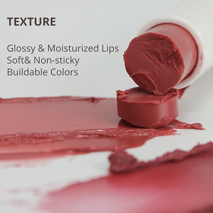 All Day Essential Tinted Lip Balm 03 Bite Watermelon | Natural Gloss Finish, Moisturizing Lip Care, Deep Nourishing Plant-Based Chapstick, Hydrating Lip Butter for Dry Cracked Chapped Lips