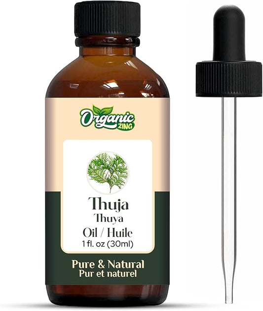 Thuja (Thuja occidentalis L.) Essential Oil Pure & Natural for Skin, Face, Hair Care, Aromatherapy, Diffuser, Conditioner- 30ml/1.01fl oz