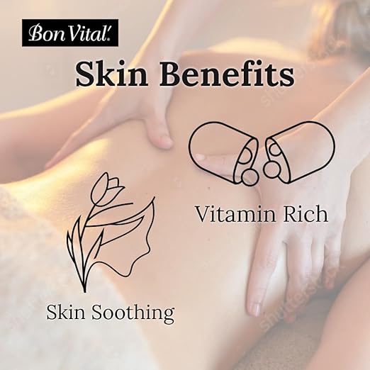 Bon Vital' Original Massage Gel for a Versatile Massage Foundation to Relax Sore Muscles and Repair Dry Skin, Superior Glide & Gentle Friction for Clients, 1 Gal, Label may Vary