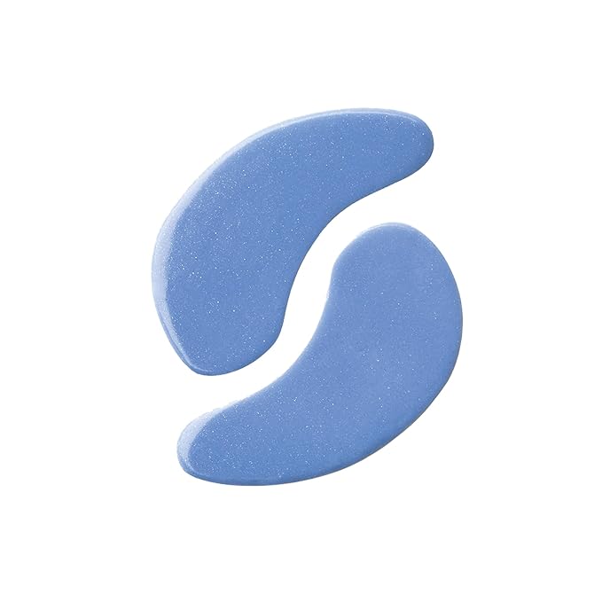 111SKIN Cryo De-Puffing Eye Mask, Hydrating Under Eye Patches for Puffy Eyes & Dark Circles with Seaweed Extract, Vit E & Peptide Complex, Nourishing Formula for Fine Lines & Puffiness, 8 Pairs, Blue