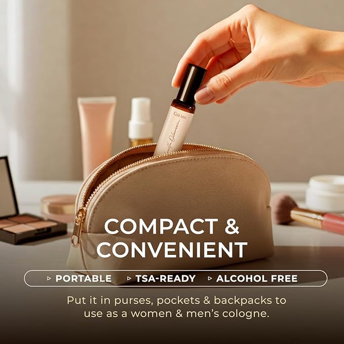 Gya Labs Vanilla Essential Oil Roll on for Skin - 100% Pure Natural Vanilla Perfume Oil for Women, Self Care Roller Aromatherapy, Alcohol Free, Travel Size (0.34 Fl Oz)