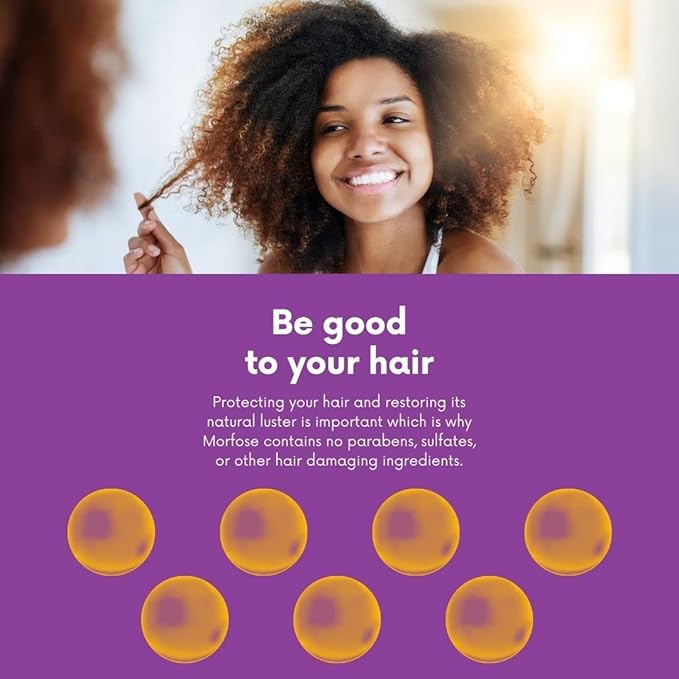 Morfose Keratin Hair Mask for Curls, Frizzy, Bleached Hair, Deep Conditioning with Improved Elasticity, 500ml