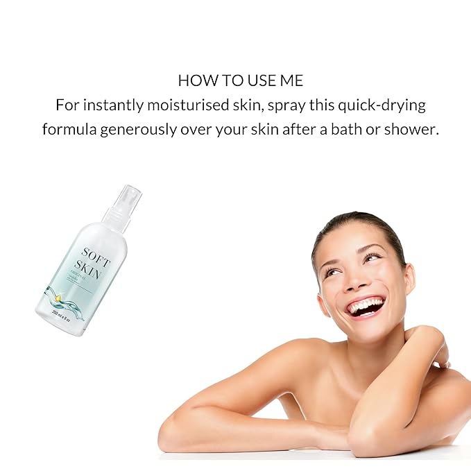 Soft Skin Jojoba Original Dry Oil Spray - 8 oz, Body Oil After Shower