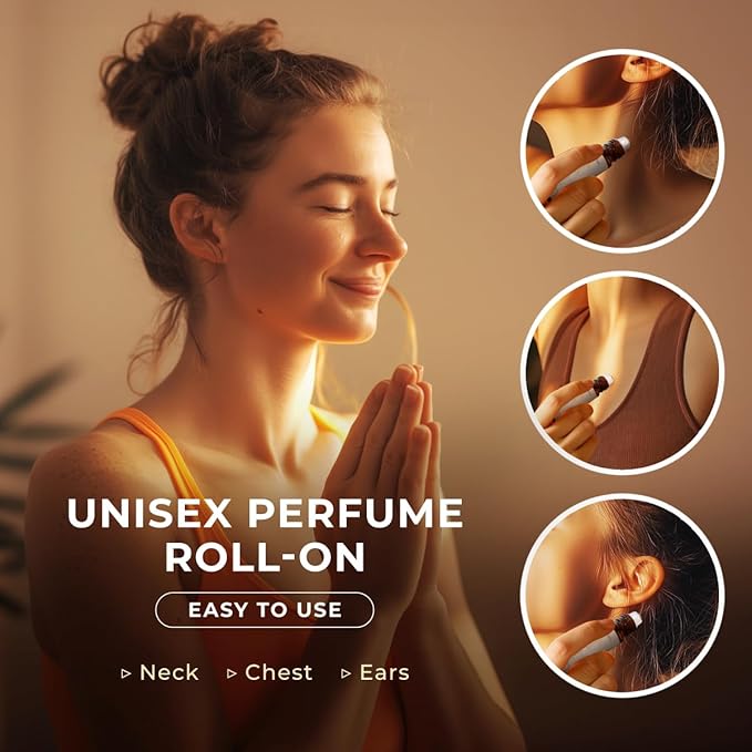 Gya Labs Sweet Orange Essential Oil Roll on - 100% Pure Natural Roller Perfume for Women & Men - Sweet Orange Oil for Skin, Relaxing Aromatherapy, Alcohol Free, Travel Size (0.34 Fl Oz)