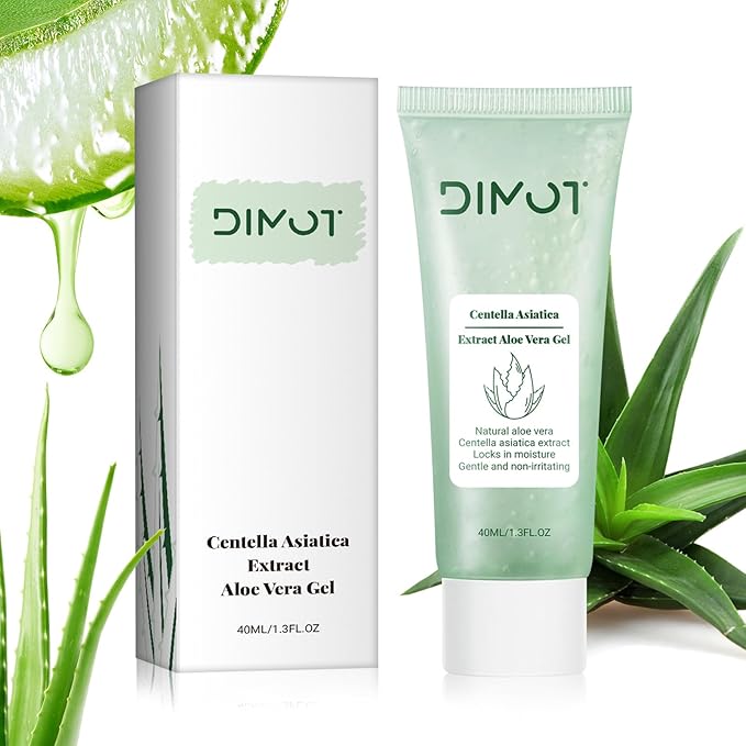 Purifying Exfoliating Gel, Facial Exfoliator Cleanser, Exfoliating Face Scrub with Aloe Vera Gel,Gentle Exfoliator Facial Cleanser for All Skin Types, Skin Care Set for Men & Women (Green, 2pc)