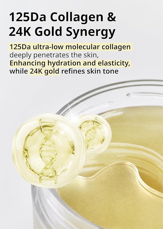 SNP [K Beauty 24K Gold Perfection Eye Patch & Peptaronic Sheet Mask