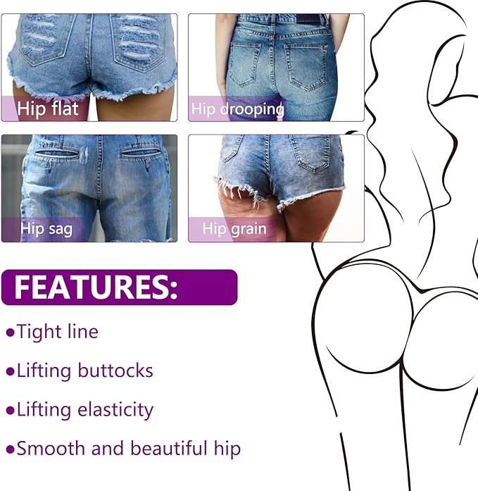 Safudan Hip Plump Up Oil,Firming Body Oil, Natural Herbal Hip Lift Buttock Massage Oil, Butt Firming Enhancement Essential Oil for Women, Firming & Lifting Fast (1 PCS)