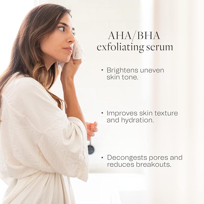 Synergie Skin - ReVeal, Exfoliating Face Serum, Pore Minimizer for Face with AHA BHA Exfoliant, Lactic Acid Serum for Reducing Breakouts and Improving Skin Tone, 30 ml