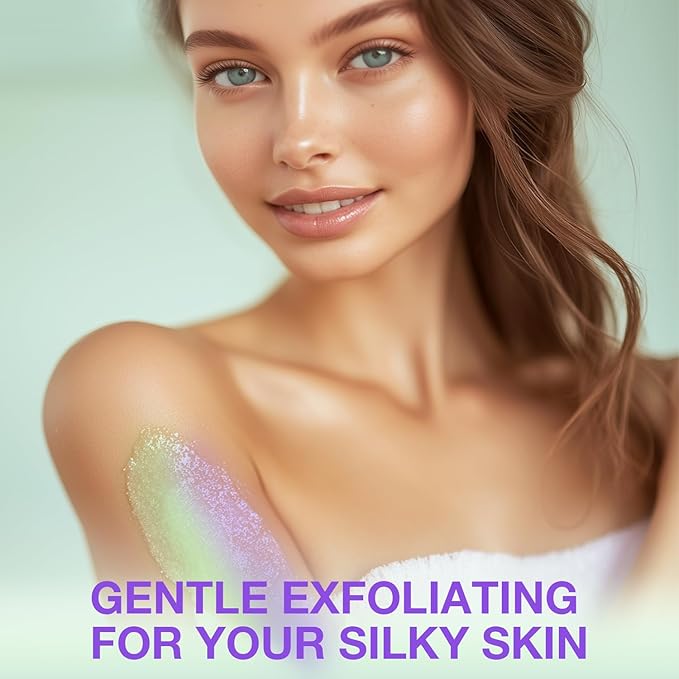 Lavender Body Scrub, Sugar Scrub for Body, Natural Body Scrub for Smooth and Moisturized Skin, Natural Gifts for Women, 9.52oz