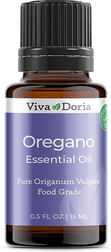 Viva Doria Oregano Essential Oil, 100% Pure, Natural Oregano Essential Oil, Undiluted, for Aromatherapy | Food Grade, 15 mL (0.5 Fluid Ounce)