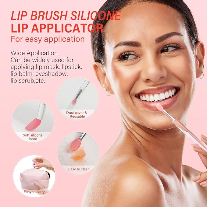 Lip Sleeping Mask Set, Overnight Lip Balm Treatment with Vitamin C and Hyaluronic Acid for Dry, Flaky Lips Nourishes, Moisturizes and Hydrates, Lip Mask Lip Care, Lip Butter Gift for Women