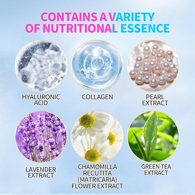 Multi-Colored Collagen Spa Under Eye Mask, 20 Pairs - Under Eye Patches for Puffy Eyes&Dark Circle Dry Skin, Reduce Fine Lines, Improve Dark Circles and Eye Bags