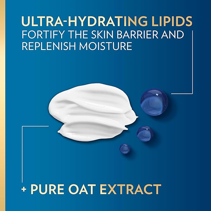 Vaseline Intensive Care Body Lotion Nourishing Moisture 4 Count for Dry Skin, with Ultra-Hydrating Lipids + Pure Oat Extract 20.3 oz