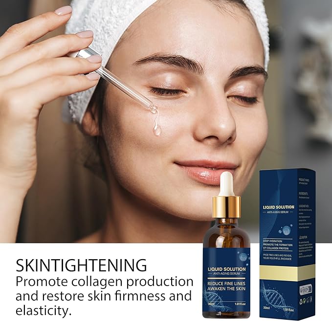 2 Pcs Anti-Wrinkle Serum,Face Moisturizing Serum,Reduces Wrinkles, Firms Skin, Deeply,Moisturizes and Nourishes Skin,1.01 FL OZ Each(2 pcs)