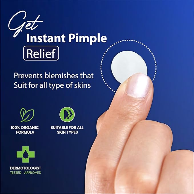 Dot Pimple Patches for Face β Hydrocolloid Acne Patches for Quick Zit Relief, Invisible Spot Stickers That Stay All Night, Gentle for All Skin Types, Oil-Free (240 Count)
