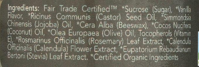 Ecolips Ecolips Organic Lip Scrub, Vanilla Bean, 0.5 Ounce