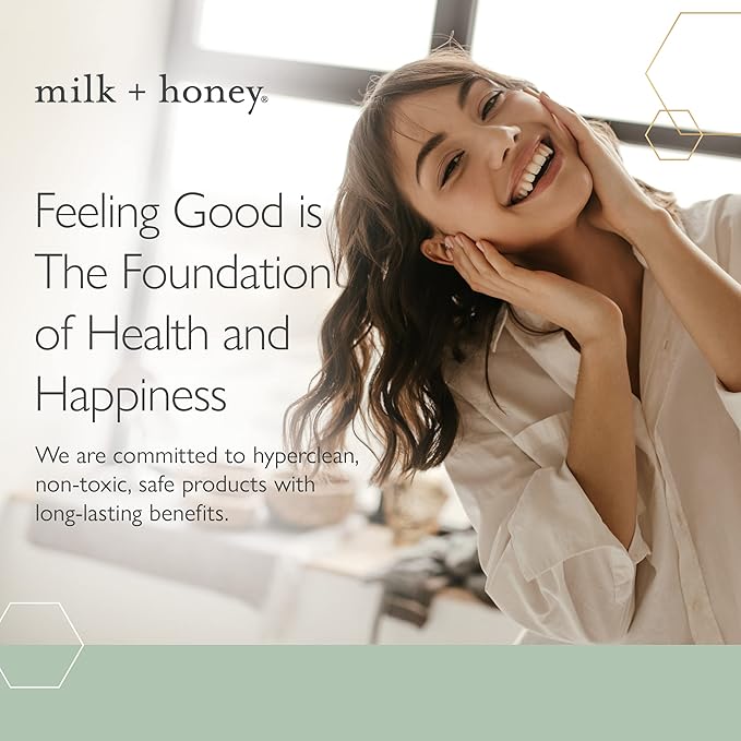 milk + honey Muscle and Bath Soak No. 18, with Eucalyptus, Arnica, Rosemary and Sweet Marjoram Moisturizing Soak, Sea Salt and Epsom Salt Bath, 6 Packets