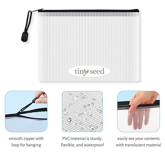 TINY SEED 6-Pack Travel Kit: Soft Cream Travel Size (0.84 oz each). Soft Moisturizing Cream for Face, Hands, and Body. Includes Complimentary Travel Zipper Pouch.