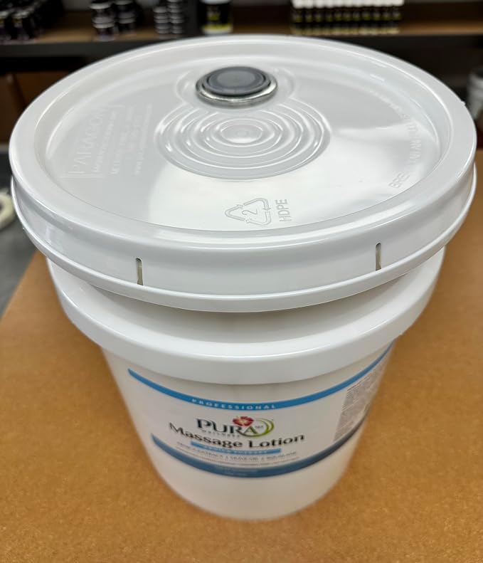 5 Gallon Arnica Massage Lotion, Hypoallergenic Formula for Muscle Relief, Unscented Deep Tissue for Physical Therapy, Natural, Recovery, Skin Hydrating, Moisturizing, Long Lasting