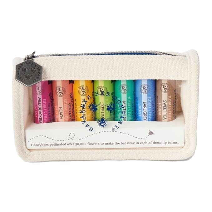 Savannah Bee Company Lip Balm - Lip Moisturizer for Chapped Lips - Hydrating Lip Balm with Pure Honey