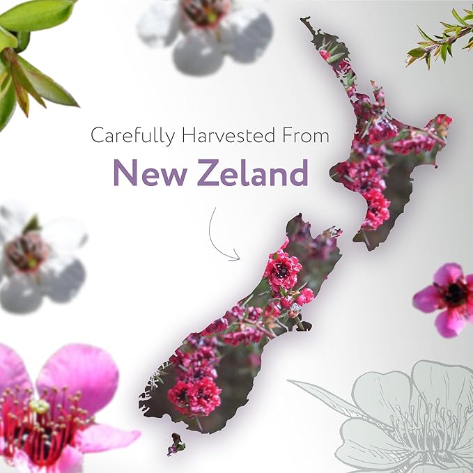 HBNO Manuka Essential Oil - 1/3 oz (10 ml) Travel Size - Natural Oil - Perfect for Cleaning, Aromatherapy, DIY, Soap and Diffuser