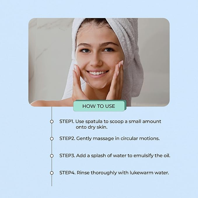 YADAH Green Tea Cleansing Balm II (3.38fl oz) - Makeup Remover, Moisturizing, Residue-Free. Korean Skin Care. Vegan, For Sensitive Skin, Botanical oil extract.