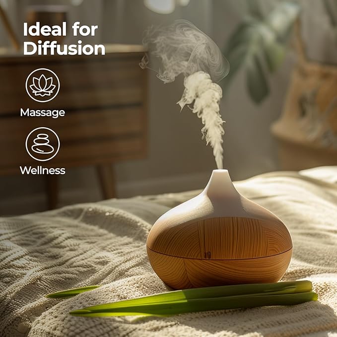 Healing Solutions Organic Lemongrass Essential Oil - 16oz Bulk for Candle Making, Aromatherapy, Cleaning & Diffuser - Organic Lemon Grass