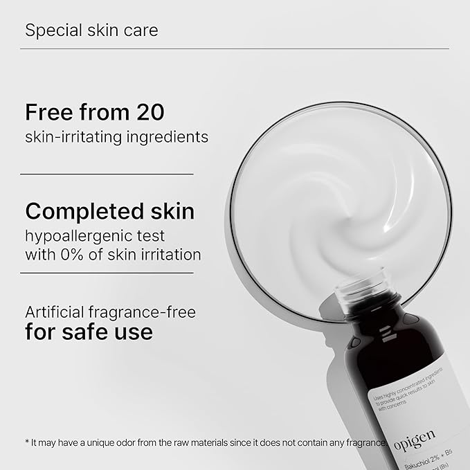Bakuchiol 2% + B5 Serum with Panthenol and Tocopherol, Pore Minimizer For Face, Anti-Aging and Skin Smoothing 1oz Korean Skin Care