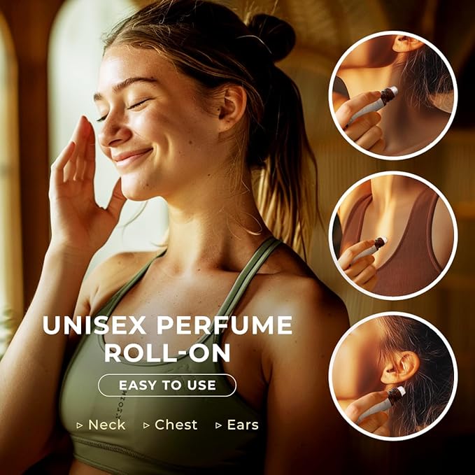 Gya Labs Ylang Ylang Essential Oil Roll on for Skin - 100% Pure Natural Ylang-Ylang Perfume Oil Roller, Exotic Long Lasting Floral Scent, Refined Aromatherapy, Travel Size (0.34 Fl Oz)