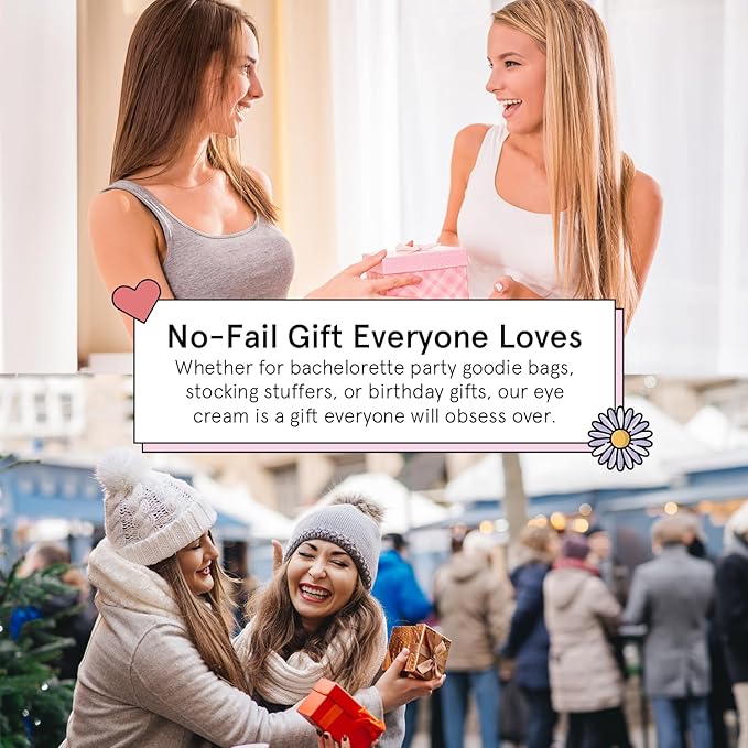 grace & stella Retinol & Caffeine Under Eye Cream Anti Aging - Travel Essentials - Hydrating Cream with Niacinamide, Peptides - Reduce Wrinkles, Crow's Feet, Puffiness - Vegan Skincare (0.5 floz/15ml)