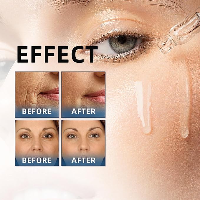 2 Pcs Anti-Wrinkle Serum,Face Moisturizing Serum,Reduces Wrinkles, Firms Skin, Deeply,Moisturizes and Nourishes Skin,1.01 FL OZ Each(2 pcs)