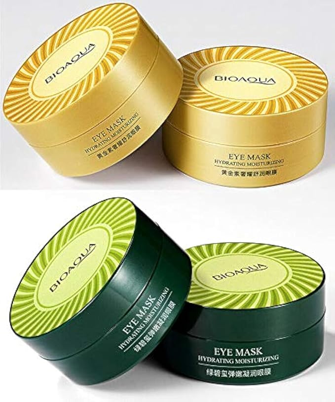 BIOAQUA 30 Pairs Eye Mask Moisturizing Hydrating Anti-Wrinkle Anti-Aging Remove Dark Circles Smooth Nourishing Refreshing (GOLD)