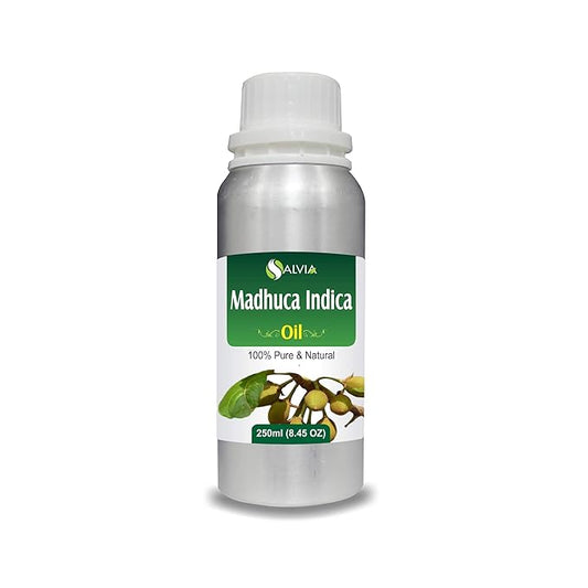 Madhuca Indica Oil (Mahua) 100% Natural & Pure Undiluted Uncut Cold Pressed Carrier Oil Perfect for Aromatherapy Therapeutic Grade - 250 ml