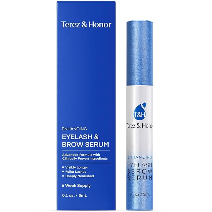 Advanced Eyelash Serum for Thicker, Longer Eyelashes and Eyebrows - Grow Luscious Lashes with Brow Enhancer (3mL)