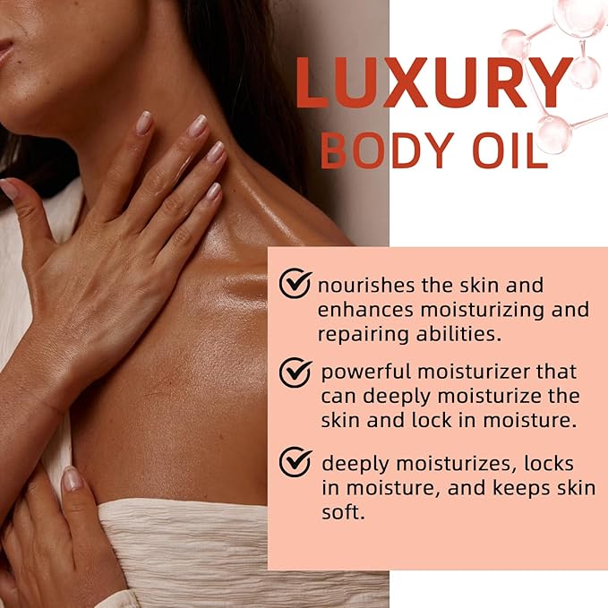 BAUTY JSEON Body Firming ,Hydrating and Firming Skin Oil for Arms, Body Oil – with Vitamin E, Rosehip, and Almond Oils,Suitable for Buttocks, Abdomen, Thighs.