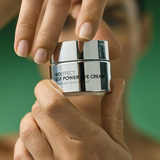 Bioeffect EGF Power Eye Cream with Barley Epidermal Growth Factor, Bakuchiol & Niacinamide, Anti-Aging Under-Eye Moisturizer for Collagen, Wrinkles, Puffiness & Dark Circles