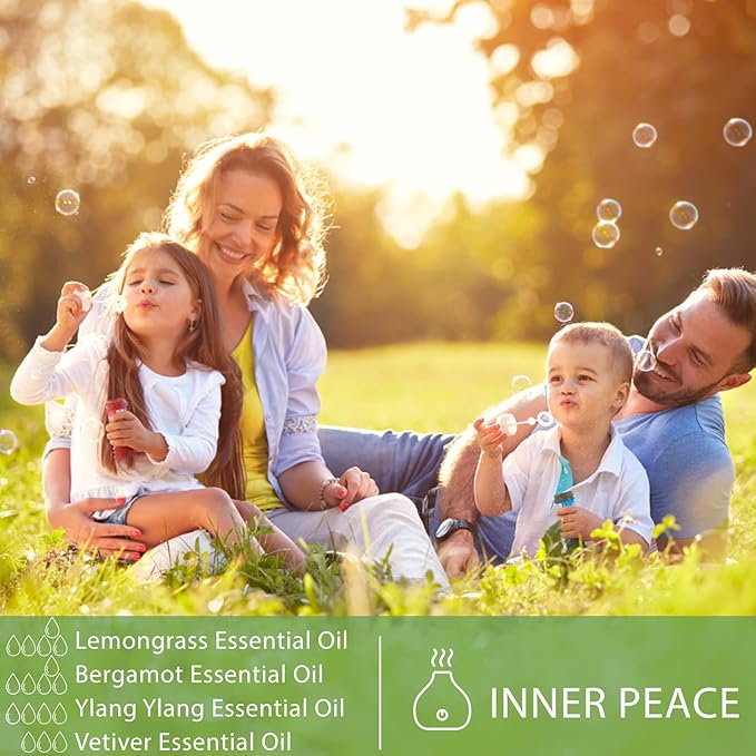 Vetiver 3.38fl.oz Essential Oil, PHATOIL Pure Aromatherapy Oils for Diffuser, Humidifier, Perfect for DIY Soap, Candle, Bath Bombs Making(100ml)