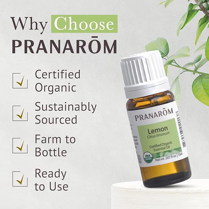Pranarom Lemon - Certified Organic Essential Oil 15 mL