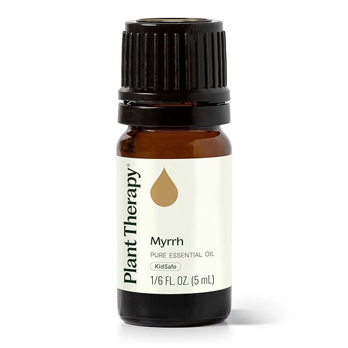 Plant Therapy Myrrh Essential Oil 100% Pure, Undiluted, Natural Aromatherapy, Therapeutic Grade 5 mL (1/6 oz)
