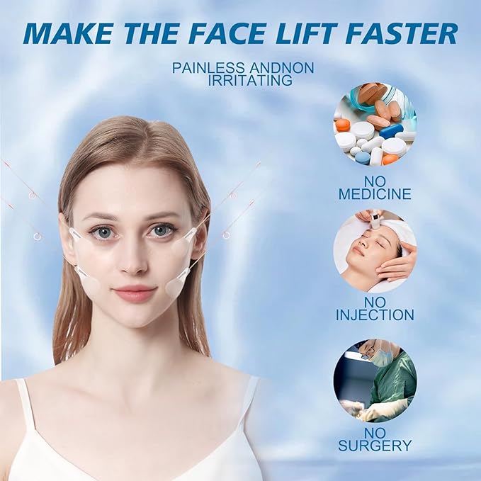 160PCS Invisible Face Lifting Tape ,neck less,eye lift tape,Eye Wrinkles,Neck Tape,Instant Lift, Wrinkle-Free,Creates A vShaped Face,Comfortable and Reusable Anti Aging Solution,Essential for Beauty