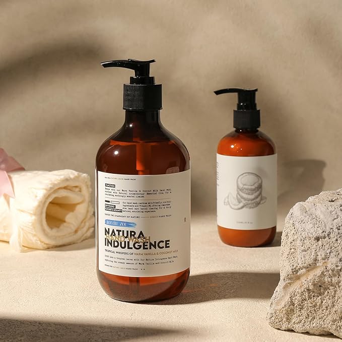 Natural Hand & Body Lotion Botanical Touch - Island Dream of Warm Vanilla & Coconut Milk - 236 ML / 8 FL OZ