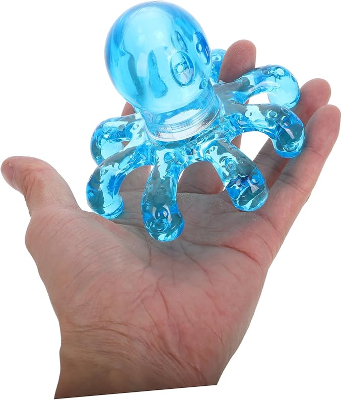 6 Pcs Ultra Scalp Massager - Octopus Head Massage Tool - Handheld Massager for Hair & Scalp - Portable, Elderly-Friendly