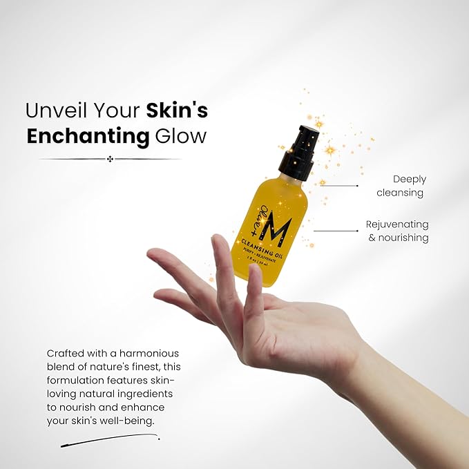 Face Cleansing Oil, Natural All Purify and Rejuvenate Face Cleanser Oil, Made with Organic Ingredients for Daily Face Wash, Skincare Oil for All Skin Types (2 fl. oz. / 59 ml)