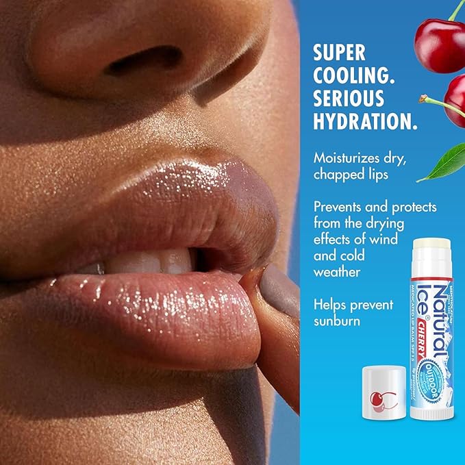 Natural Ice Medicated Lip Protect SPF 15 Cherry 12 Pkgs