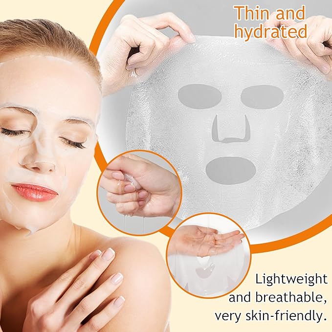 Vitamin C Skincare Set,Hydrating Travel Size Face Wash,Moisturizing Face Toner & Face Serum & Face Cream,Eye Cream Skin Care Gift Set for Women(9PCS)