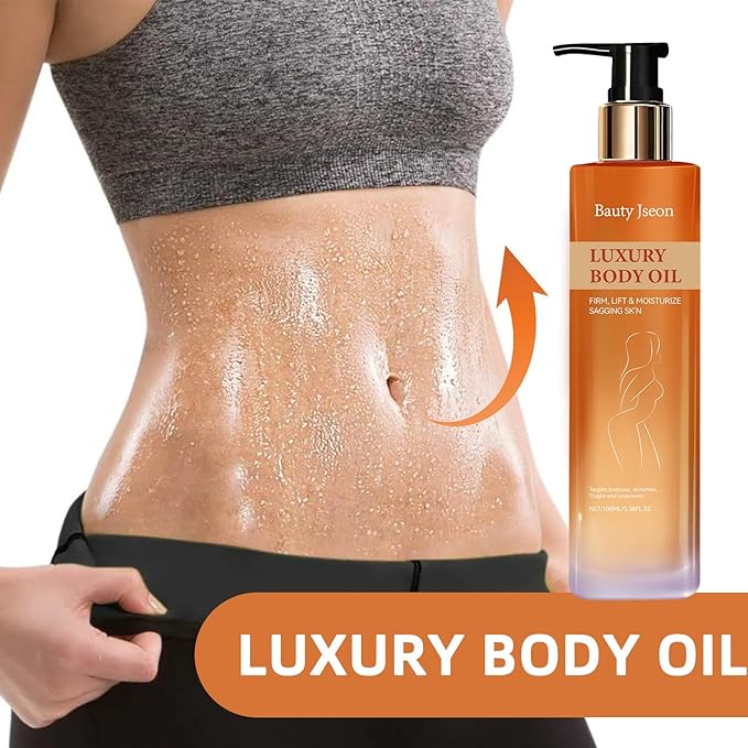 BAUTY JSEON Body Firming ,Hydrating and Firming Skin Oil for Arms, Body Oil – with Vitamin E, Rosehip, and Almond Oils,Suitable for Buttocks, Abdomen, Thighs.